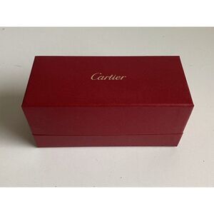 ONLY BOX Cartier Glasses Sunglasses Storage Box Case Holder Red CHECK PICTURES‎